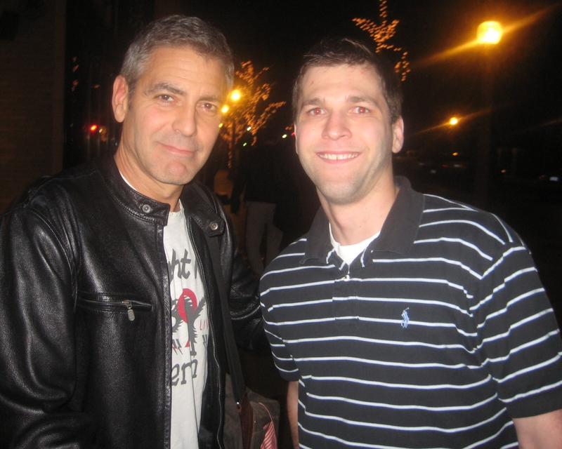 George Clooney Photo with RACC Autograph Collector All-Star Signatures, LLC
