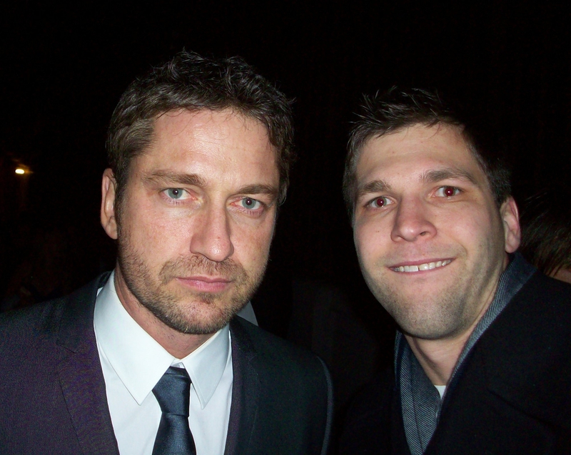 Gerard Butler Photo with RACC Autograph Collector All-Star Signatures, LLC