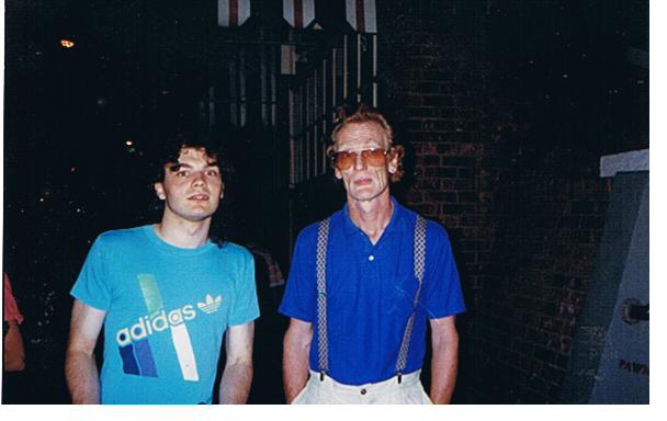 Ginger Baker Photo with RACC Autograph Collector bpautographs Ginger Baker Photo with RACC Autograph Collector bpautographs
