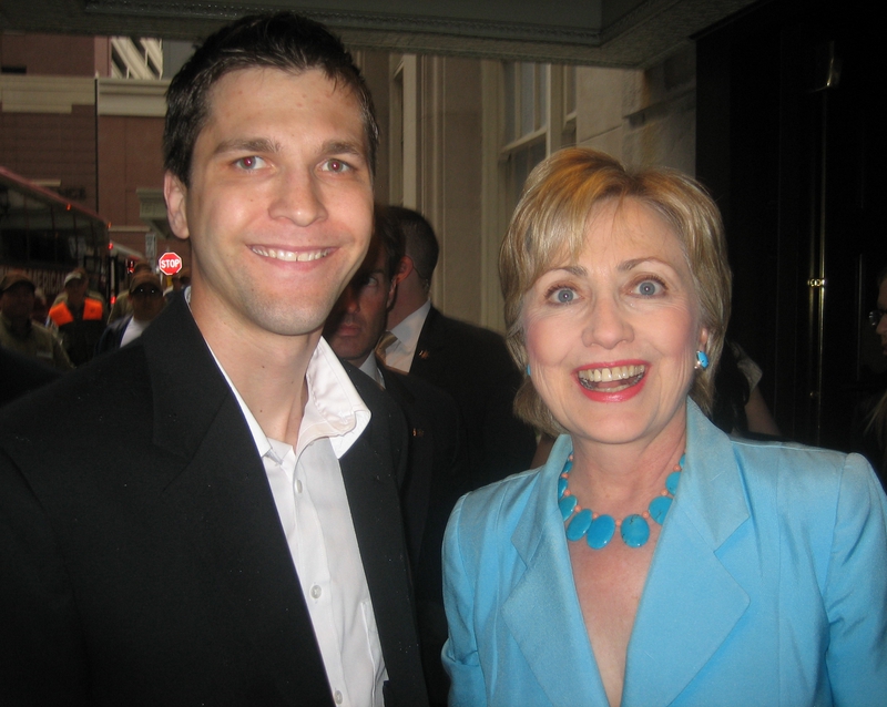 Hillary Clinton Photo with RACC Autograph Collector All-Star Signatures, LLC