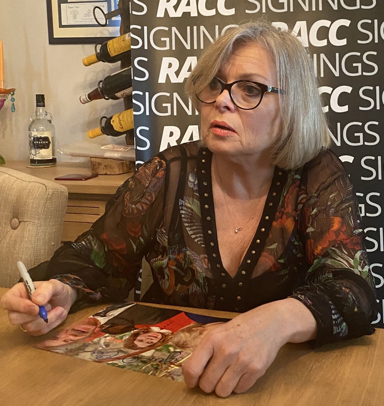 Julie Dawn Cole Signing Autographs for RACC Autograph Collector Framing History Julie Dawn Cole Signing Autograph for RACC Autograph Collector Framing History