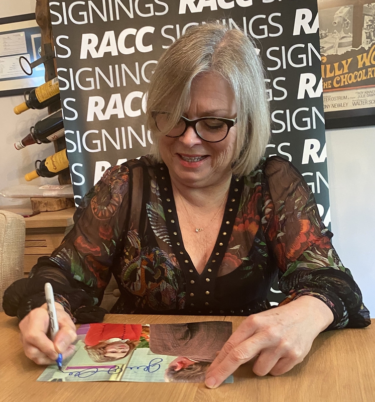 Julie Dawn Cole Signing Autographs for RACC Autograph Collector Framing History Julie Dawn Cole Signing Autograph for RACC Autograph Collector Framing History