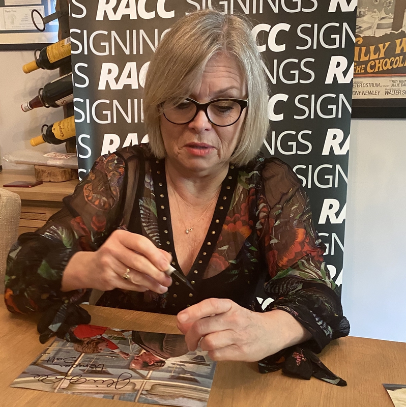 Julie Dawn Cole Signing Autographs for RACC Autograph Collector Framing History Julie Dawn Cole Signing Autograph for RACC Autograph Collector Framing History