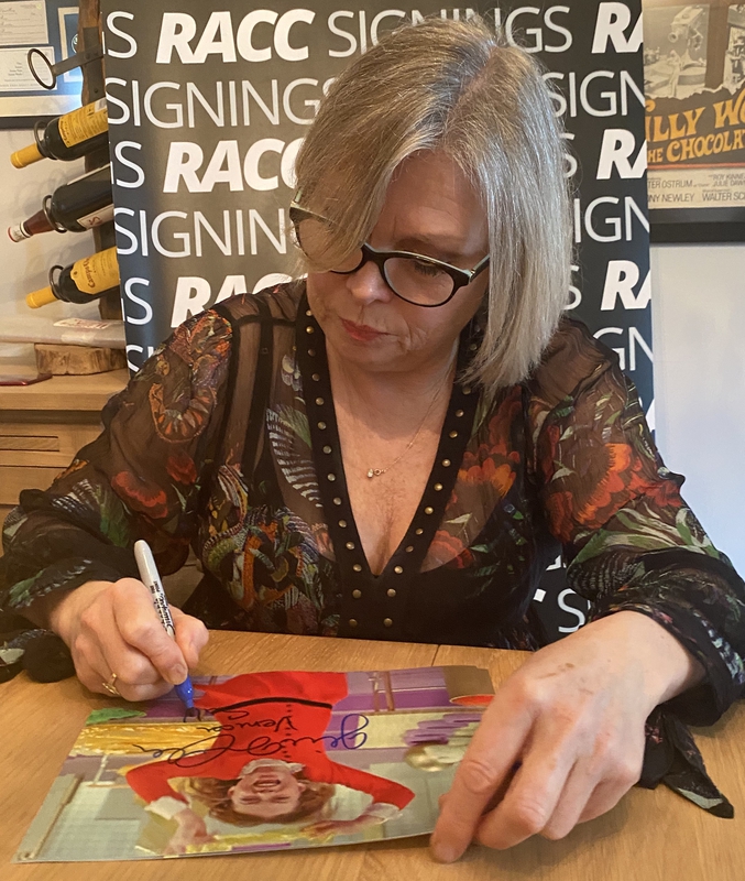 Julie Dawn Cole Signing Autographs for RACC Autograph Collector Framing History Julie Dawn Cole Signing Autograph for RACC Autograph Collector Framing History