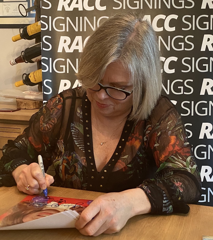Julie Dawn Cole Signing Autographs for RACC Autograph Collector Framing History Julie Dawn Cole Signing Autograph for RACC Autograph Collector Framing History
