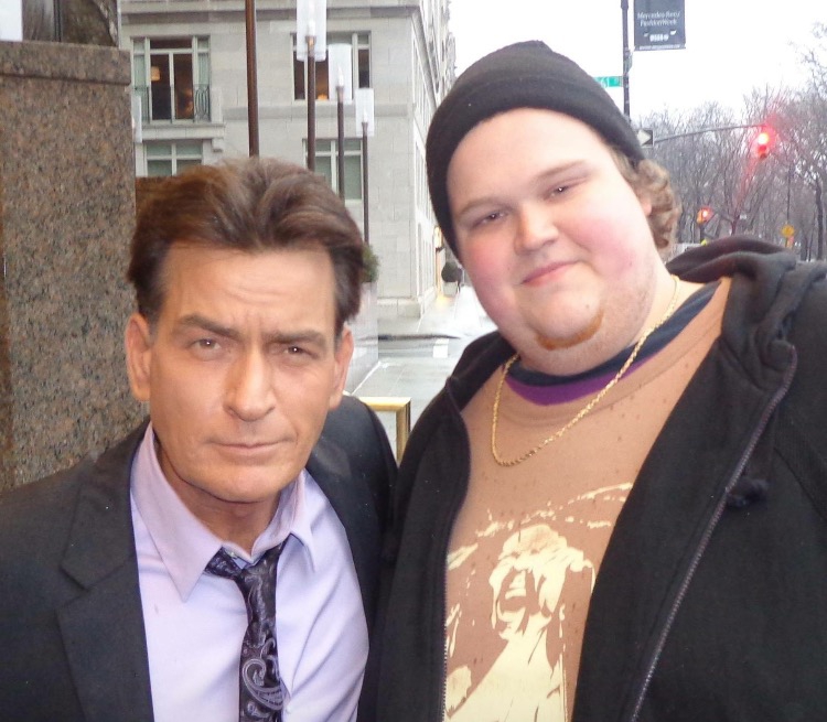 Charlie Sheen Photo with RACC Autograph Collector Piece Of History Collectibles