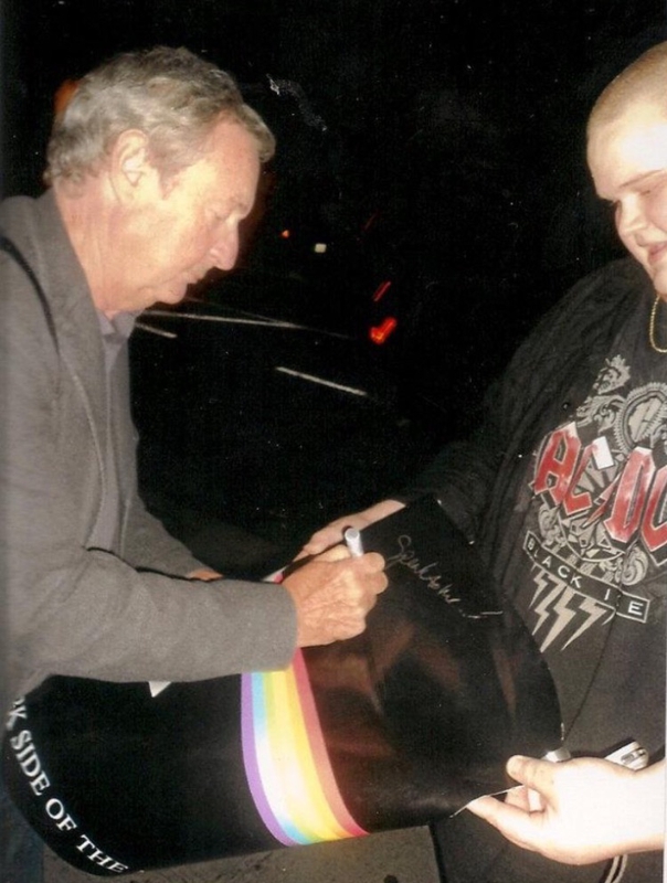 Nick Mason Photo with RACC Autograph Collector Piece Of History Collectibles