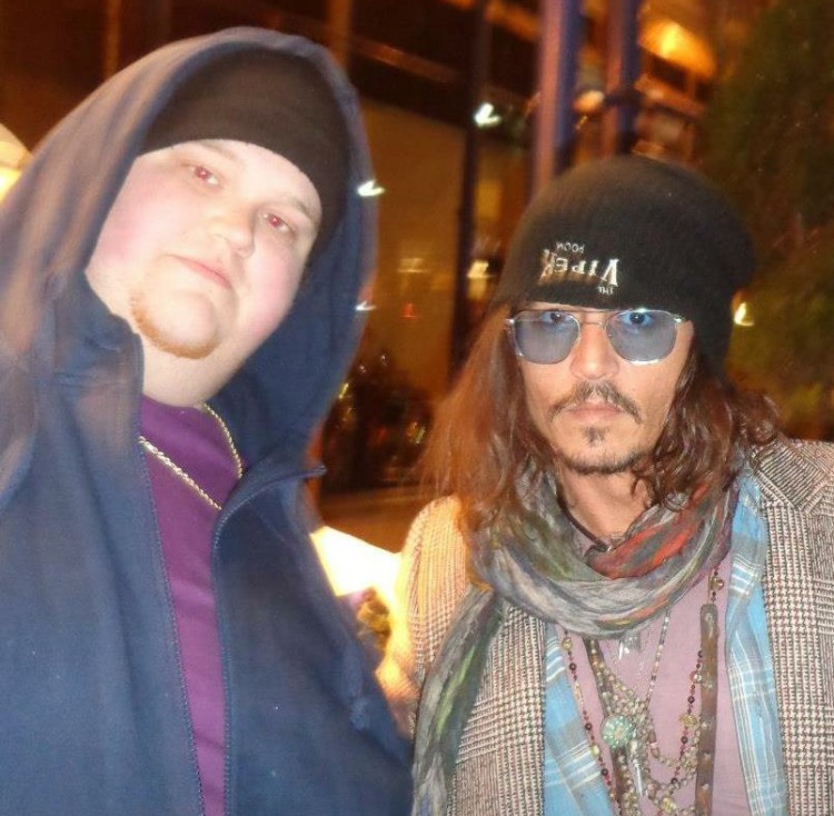 Johnny Depp Photo with RACC Autograph Collector Piece Of History Collectibles