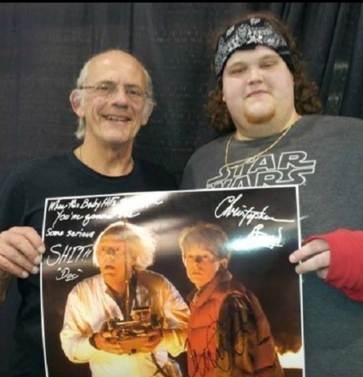 Christopher Lloyd Photo with RACC Autograph Collector Piece Of History Collectibles