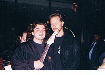 James Hetfield Photo with RACC Autograph Collector bpautographs