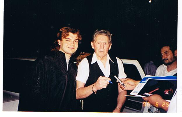 Jerry Lee Lewis Photo with RACC Autograph Collector bpautographs Jerry Lee Lewis Photo with RACC Autograph Collector bpautographs