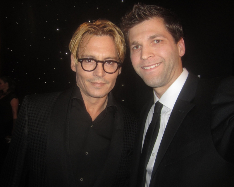 Johnny Depp Photo with RACC Autograph Collector All-Star Signatures, LLC