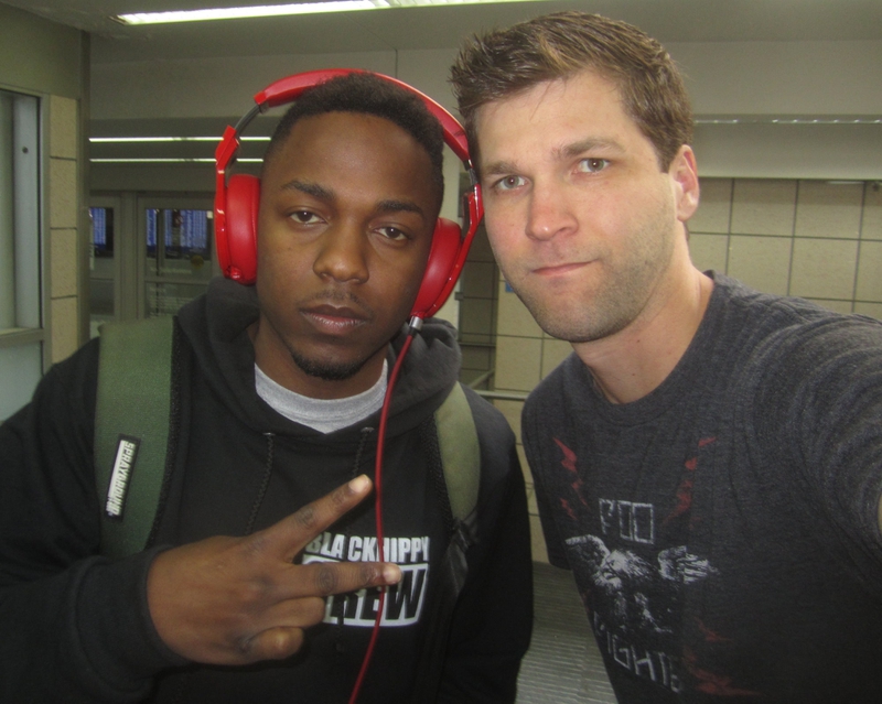 Kendrick Lamar Photo with RACC Autograph Collector All-Star Signatures, LLC