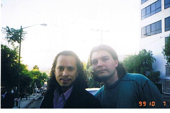 Kirk Hammett Photo with RACC Autograph Collector bpautographs