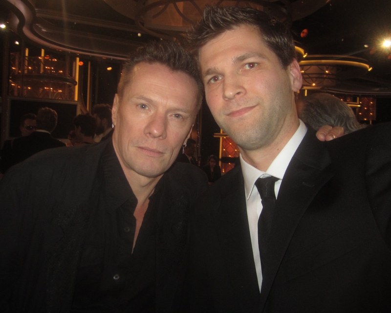 Larry Mullen Jr. Photo with RACC Autograph Collector All-Star Signatures, LLC