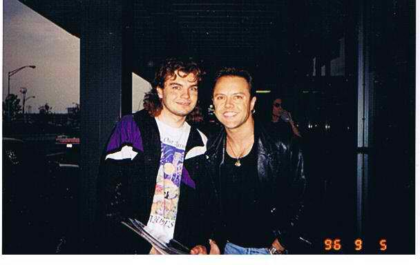 Lars Ulrich Photo with RACC Autograph Collector bpautographs