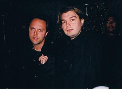 Lars Ulrich Photo with RACC Autograph Collector bpautographs Lars Ulrich Photo with RACC Autograph Collector bpautographs