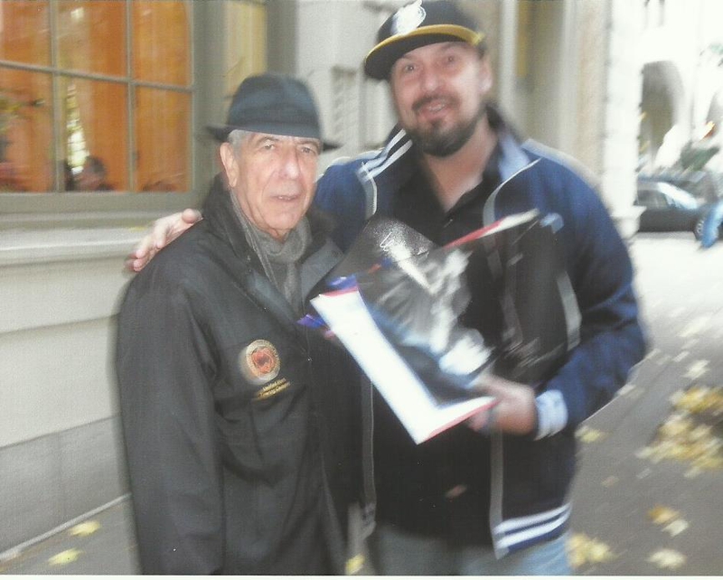 Leonard Cohen Photo with RACC Autograph Collector Autographs99