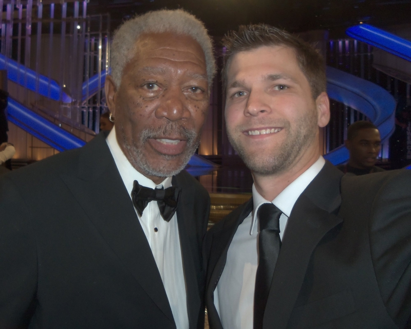 Morgan Freeman Photo with RACC Autograph Collector All-Star Signatures, LLC