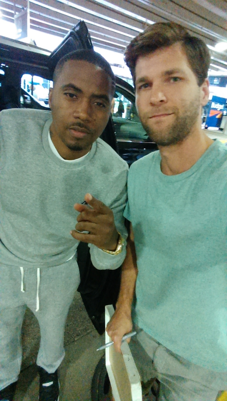 Nas Photo with RACC Autograph Collector All-Star Signatures, LLC