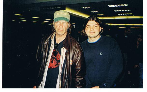 Neil Young Photo with RACC Autograph Collector bpautographs Neil Young Photo with RACC Autograph Collector bpautographs