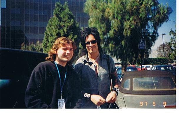 Nikki Sixx Photo with RACC Autograph Collector bpautographs Nikki Sixx Photo with RACC Autograph Collector bpautographs