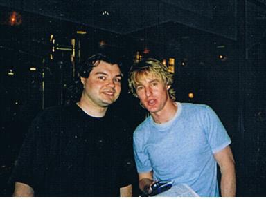 Owen Wilson Photo with RACC Autograph Collector bpautographs