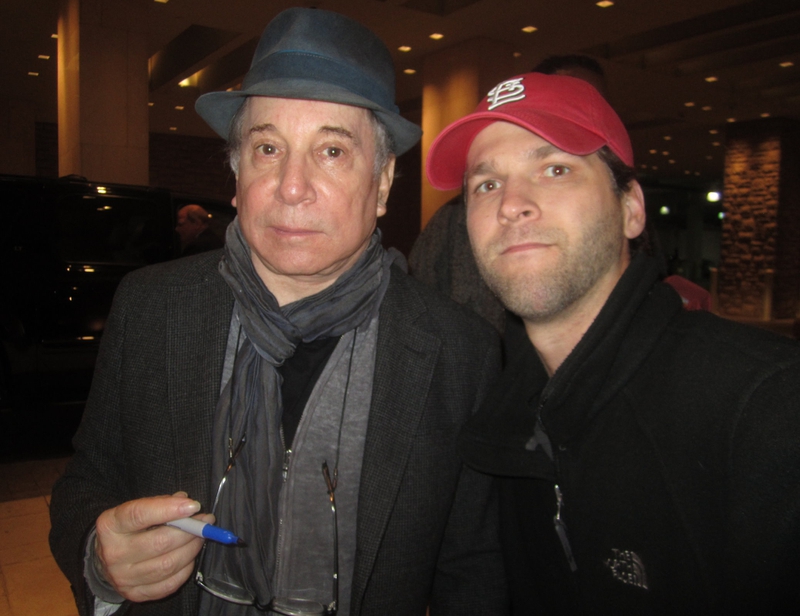 Paul Simon Photo with RACC Autograph Collector All-Star Signatures, LLC