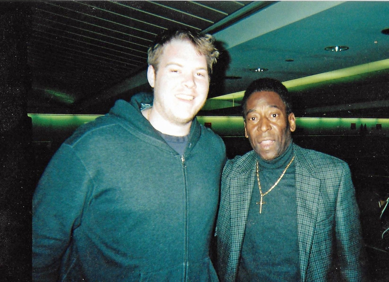 Pele Photo with RACC Autograph Collector Shark’s Treasures