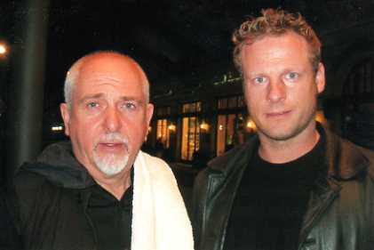 Peter Gabriel Photo with RACC Autograph Collector AV-Autographs