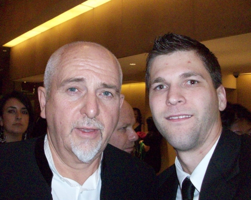 Peter Gabriel Photo with RACC Autograph Collector All-Star Signatures, LLC
