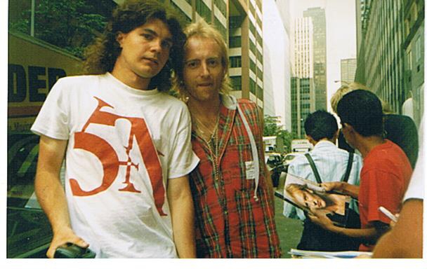 Phil Collen Photo with RACC Autograph Collector bpautographs Phil Collen Photo with RACC Autograph Collector bpautographs