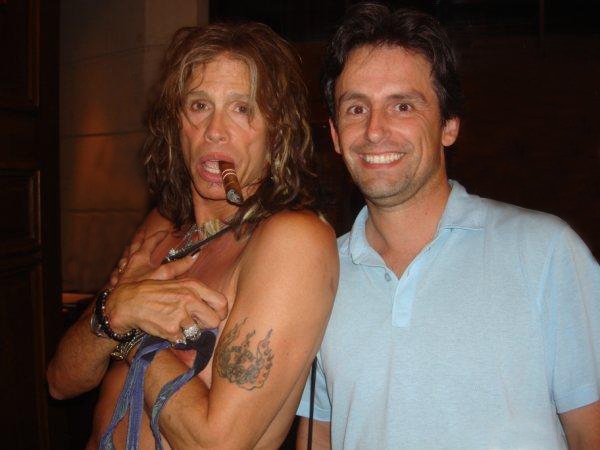 Steven Tyler Photo with RACC Autograph Collector CB Autographs