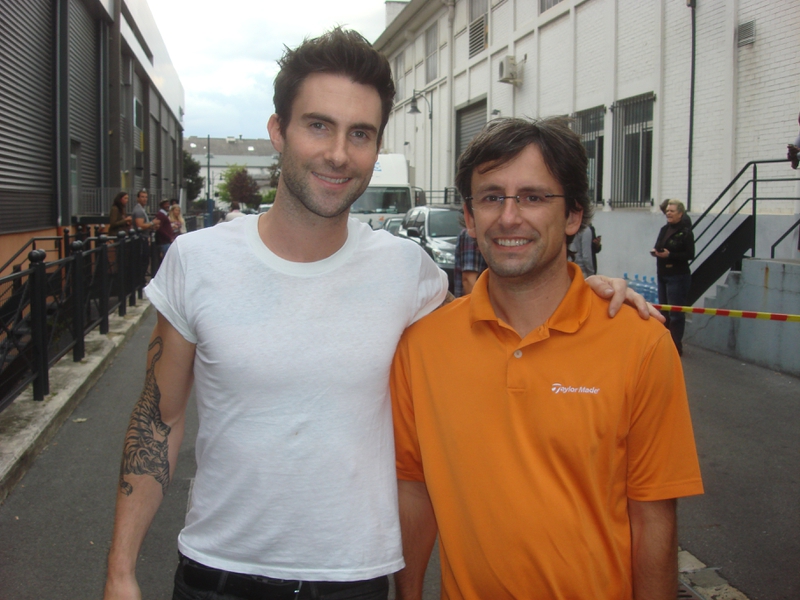 Adam Levine Photo with RACC Autograph Collector CB Autographs