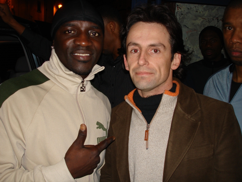 Akon Photo with RACC Autograph Collector CB Autographs Akon Photo with RACC Autograph Collector CB Autographs