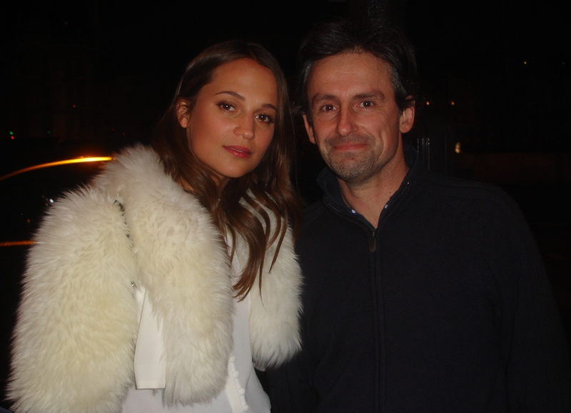 Alicia Vikander Photo with RACC Autograph Collector CB Autographs