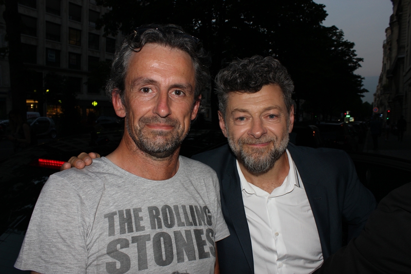 Andy Serkis Photo with RACC Autograph Collector CB Autographs