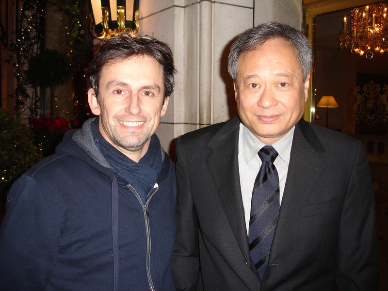 Ang Lee Photo with RACC Autograph Collector CB Autographs