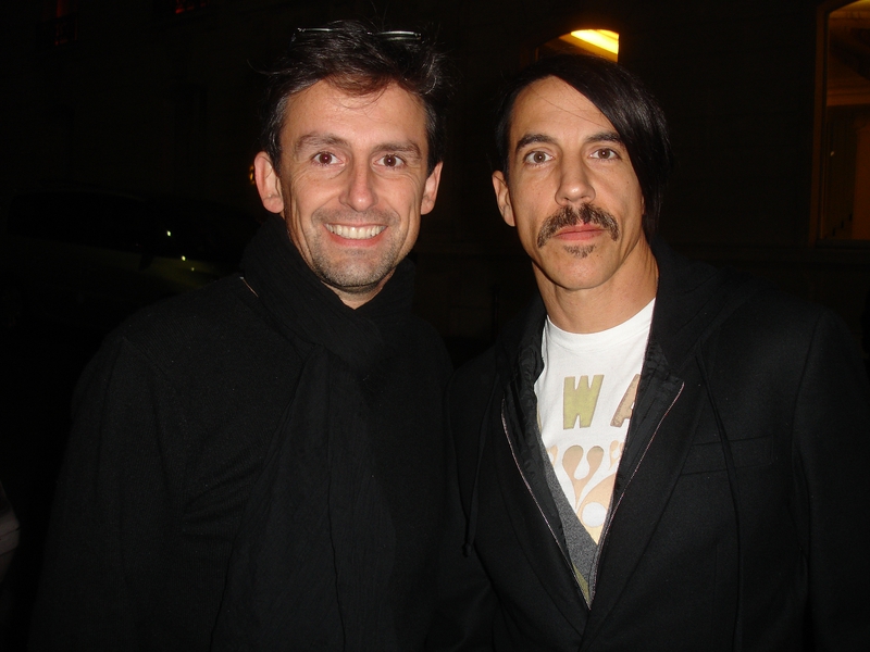 Anthony Kiedis Photo with RACC Autograph Collector CB Autographs