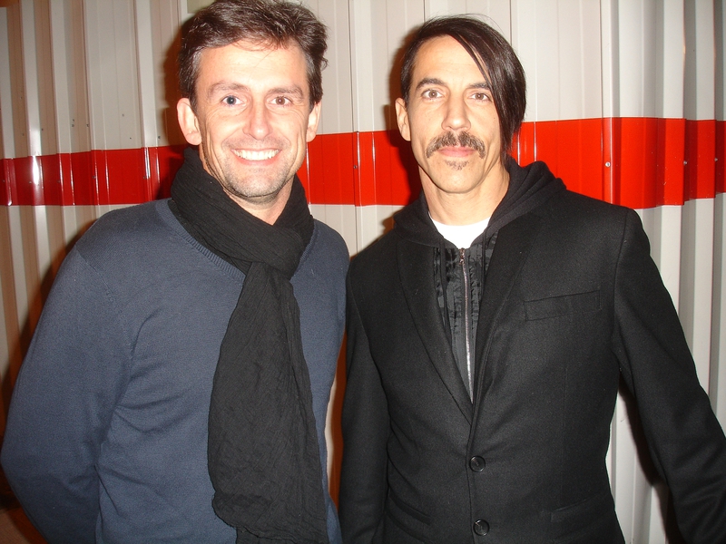 Anthony Kiedis Photo with RACC Autograph Collector CB Autographs