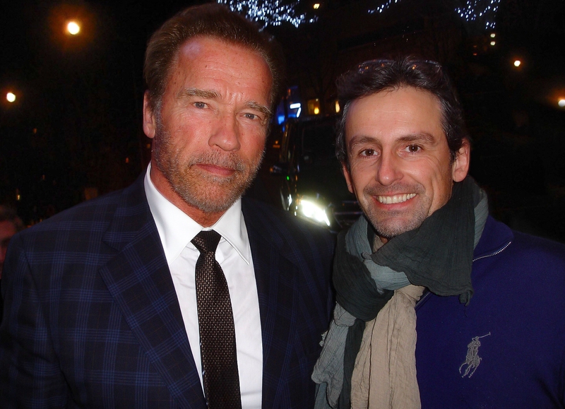Arnold Schwarzenegger Photo with RACC Autograph Collector CB Autographs