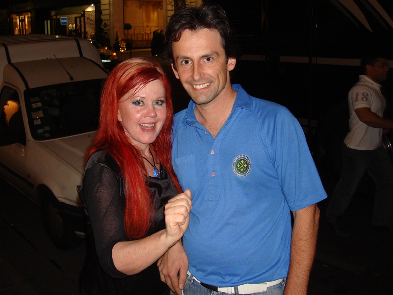 Kate Pierson Photo with RACC Autograph Collector CB Autographs