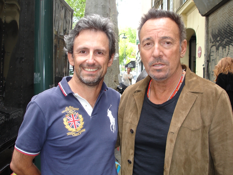 Bruce Springsteen Photo with RACC Autograph Collector CB Autographs