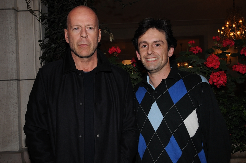 Bruce Willis Photo with RACC Autograph Collector CB Autographs