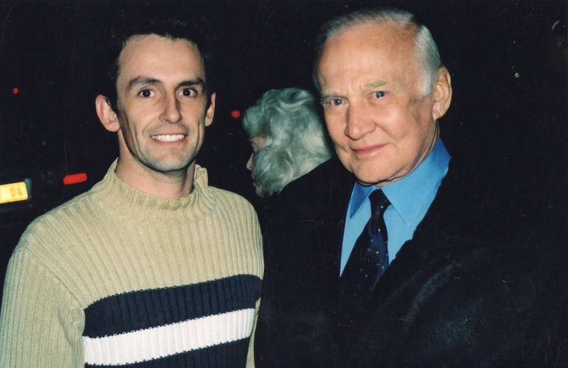 Buzz Aldrin Photo with RACC Autograph Collector CB Autographs
