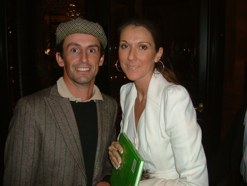 Celine Dion Photo with RACC Autograph Collector CB Autographs