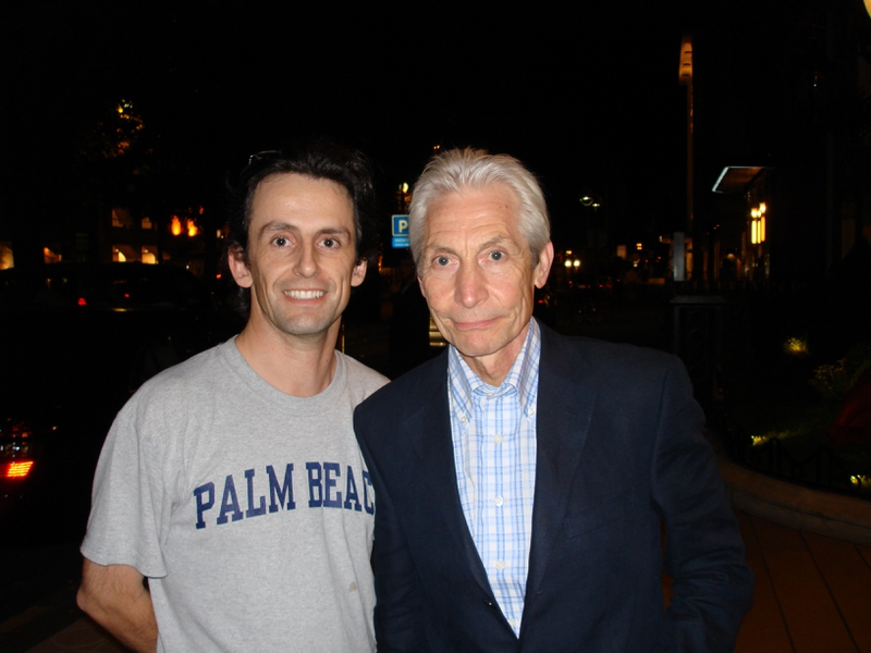 Charlie Watts Photo with RACC Autograph Collector CB Autographs