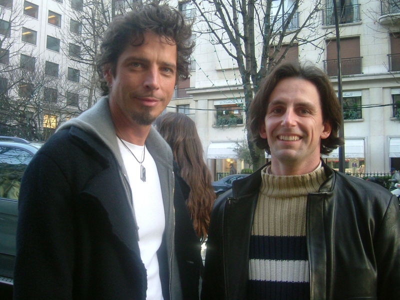 Chris Cornell Photo with RACC Autograph Collector CB Autographs Chris Cornell Photo with RACC Autograph Collector CB Autographs