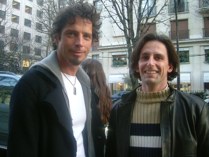 Chris Cornell Photo with RACC Autograph Collector CB Autographs