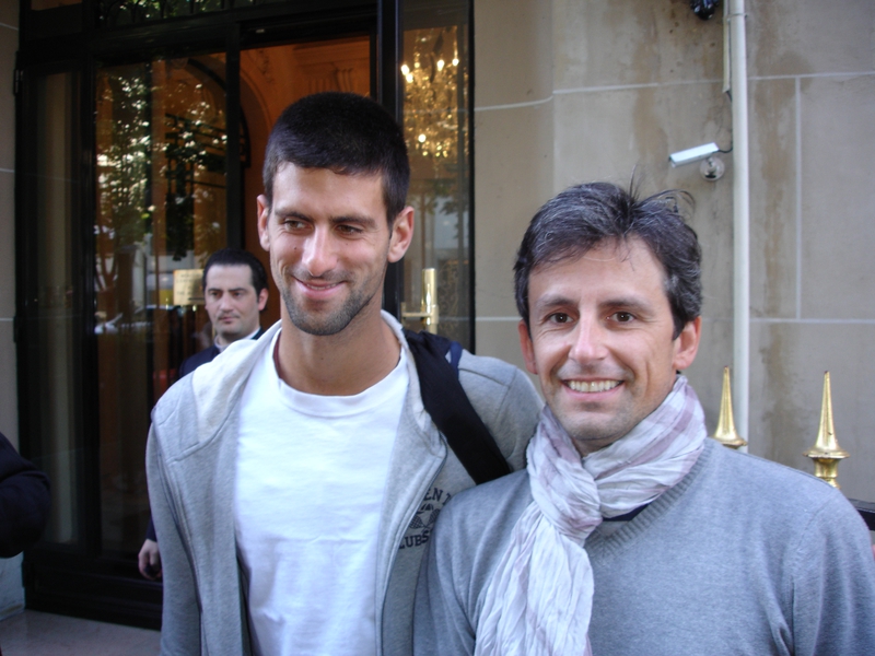 Novak Djokovic Photo with RACC Autograph Collector CB Autographs